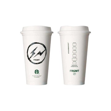 Fragment x Starbucks 閃電系列隨行杯 白 聯名 日本限定 SFRCUP