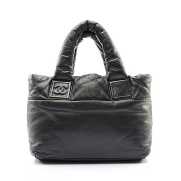 CHANEL 香奈兒 黑色 羊皮 Coco Cocoon 空氣包 手提包 (無卡) 【二手名牌BRAND OFF】