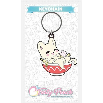 【Tasty Peach】烏冬貓鑰匙圈/Udon Kitty
