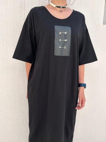 SAFETY PINS 洋裝/T恤/黑色//F尺寸/hellcatpunks/hcp-op-0130