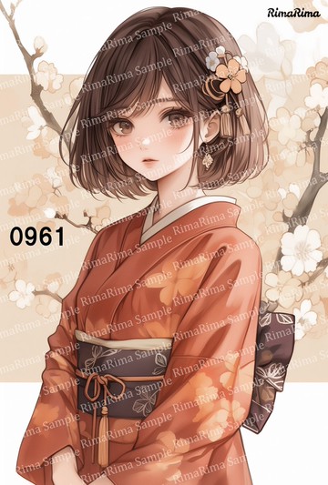 0961 原創貼紙 原創人物貼紙 貼紙 標籤 りまりま RimaRima