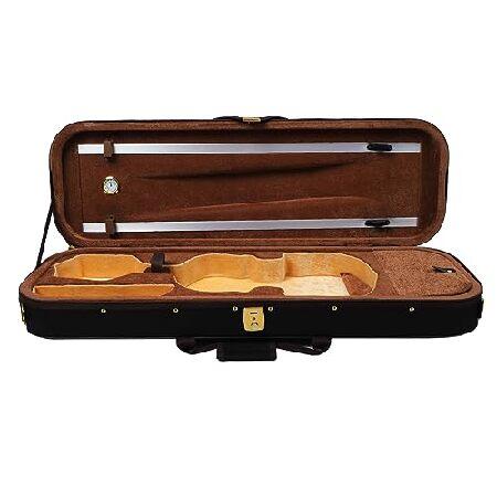 Violin Storage Box, Reflective Exterior Built in Portable Handle Hygrometer Violin Case for Musical Instrument Protection