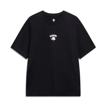 李寧2023新品運動系列反伍BADFIVE兵不厭詐男子短袖文化衫AHST285