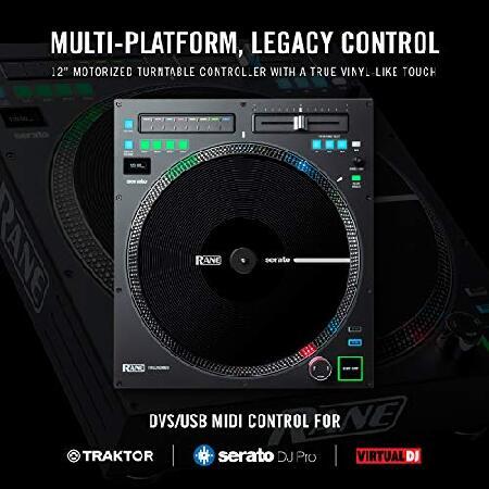 RANE モーター駆動12 バイナル・ターンテーブル型MIDIコントローラー Traktor Virtual DJ Serato DJ対応 USB MIDI ＆ DVSコントロール TWELVE MKII