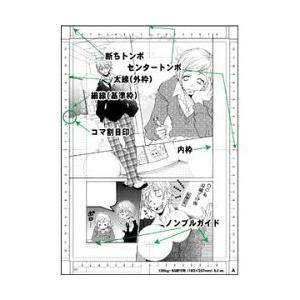 メール便不可 デリーター 漫画原稿用紙 B4判 プロ漫画家 プロ投稿用サイズ メモリ付A (135ｋｇ 40枚入)