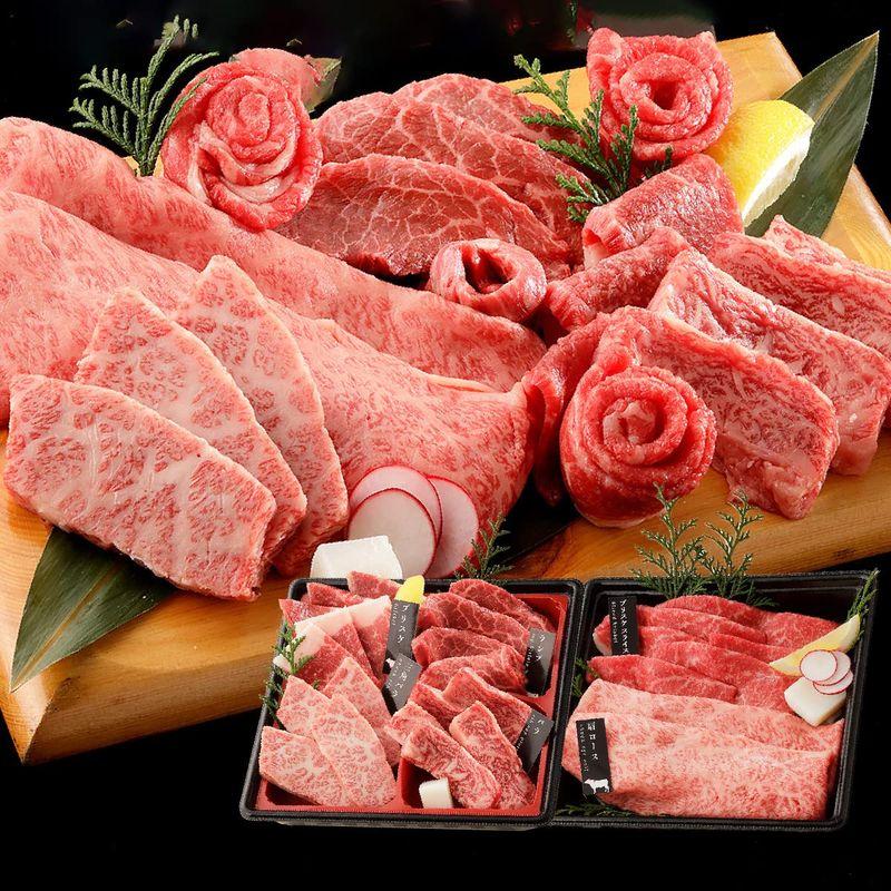 父の日 プレゼント 黒毛和牛 国産牛 6種 2段重 焼肉セット 445g ご自宅用 母の日 プレゼント 高級 国産牛 A4 A5 等級 焼肉