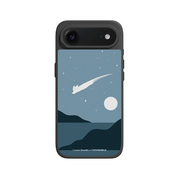 iPhone Air SolidX 黑 - ilovedoodle (Lim Heng Swee) - Cat Landscape - Meteor 貓咪流星