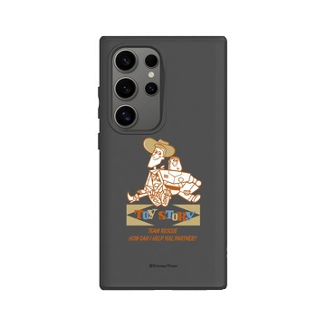 Galaxy S24 Ultra SolidSuit 黑 - 迪士尼-玩具總動員 Toy Story - 胡迪與巴斯光年-復古風