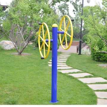 室外雙人大轉輪健身器材小區廣場肩關節康復器廣場公園健身路徑