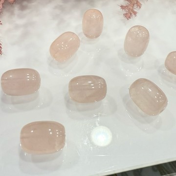 💕 𝓒. 𝓣 晶寶💕 粉晶 粉水晶 桶珠  圓珠 單珠 散珠 設計 單珠 10-14mm