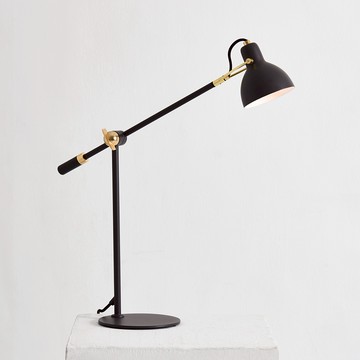 LAITO GENTLE 紳光 閱讀桌燈｜台灣 SEEDDESIGN喜的燈飾 - 海軍藍+紅銅