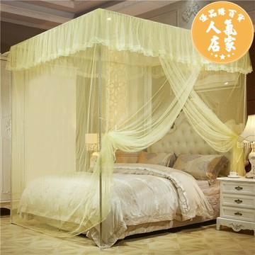 蚊帳 傳統蚊帳 老式蚊帳 綁繩蚊帳 宮廷蚊帳老式無支架家用加密加厚三單開門1.35傳統1.5米1.8m床1.2