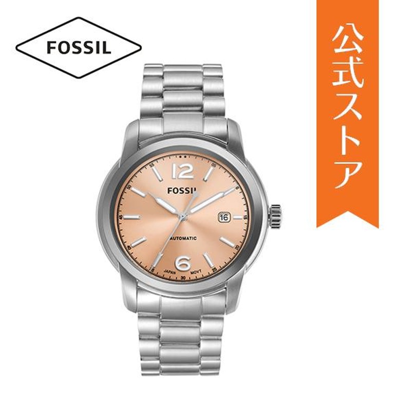 フォッシル 腕時計 アナログ 自動巻き メンズ シルバー ステンレススチール FOSSIL HERITAGE ME3243 2023 春 FOSSIL  公式 | LINEショッピング