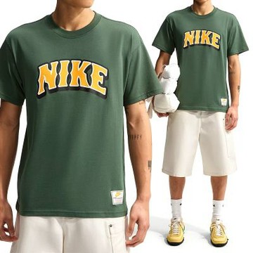 Nike As U Nsw Tee Lse Bball Dunk 短袖 男款 綠色 Logo 寬鬆 IM9340-323