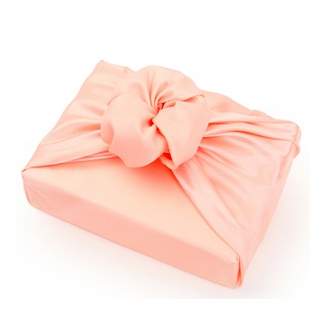 緞面包袱巾 73 x 73cm  粉橘色  10條