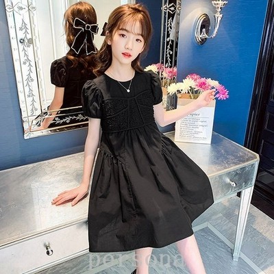 子供服 ワンピース 女の子 夏服 子供ドレス 結婚式 韓国子供服 半袖ワンピース 無地 フレア キッズ ベビー服 お姫様 誕生日 七五三 おしゃれ 可愛い 新品 160cm 通販 Lineポイント最大get Lineショッピング