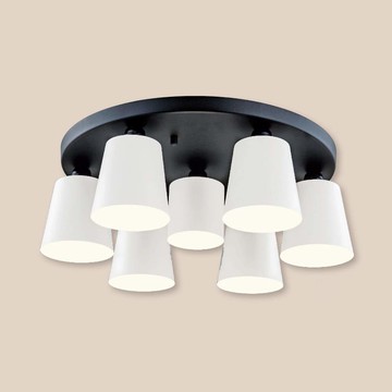 E27燈罩式吸頂六燈 B106-48-92693