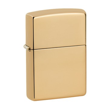 Zippo 【官方授權店】High Polish Brass 黃銅鏡面防風打火機