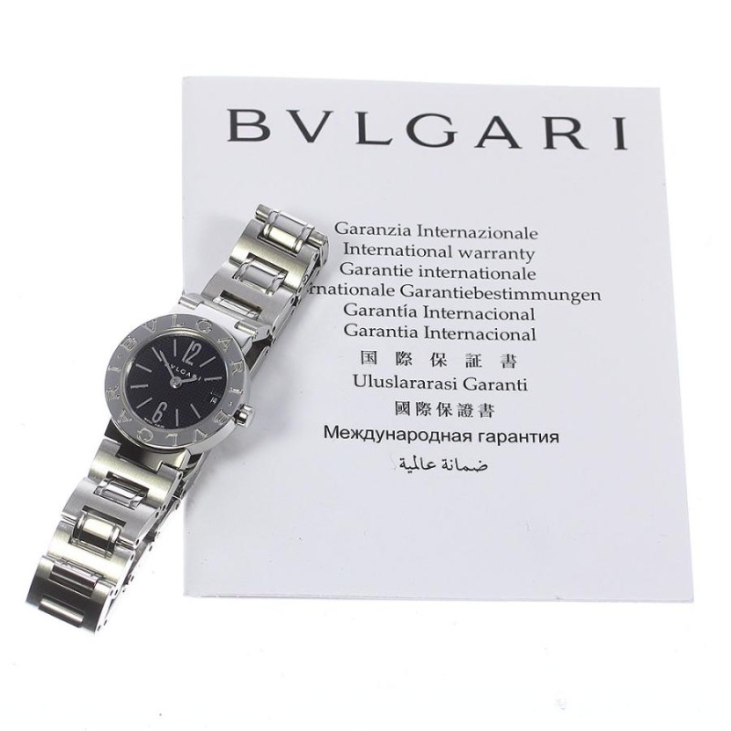ブルガリ BVLGARI BB23SSD ブルガリブルガリ デイト クォーツ レディース 良品 _768414