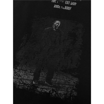 ETHEREAL PRODUCTION 25SS羅斯致敬球星做舊復古朋克印花中性T恤