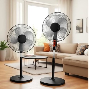小型電風扇家用宿舍落地扇輕音立式空氣循環扇可拆洗強力風扇批發