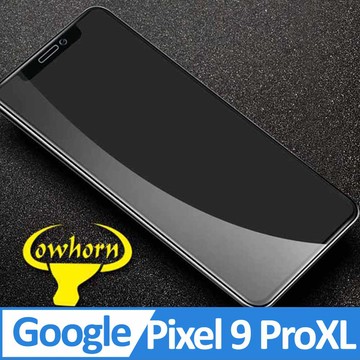 Pixel 9/9 Pro/XL/9a 貼 Google Pixel 9 Pro XL 2.5D曲面滿版 9H防爆鋼化玻璃保護貼 黑色