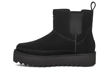 WMNS UGG CLASSIC CHELSEA PLATFORM MINI BOOT BLACK