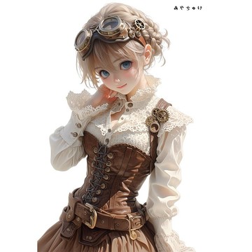 【五月新品 5】07-124-0093 人物貼紙 蒸汽龐克風格