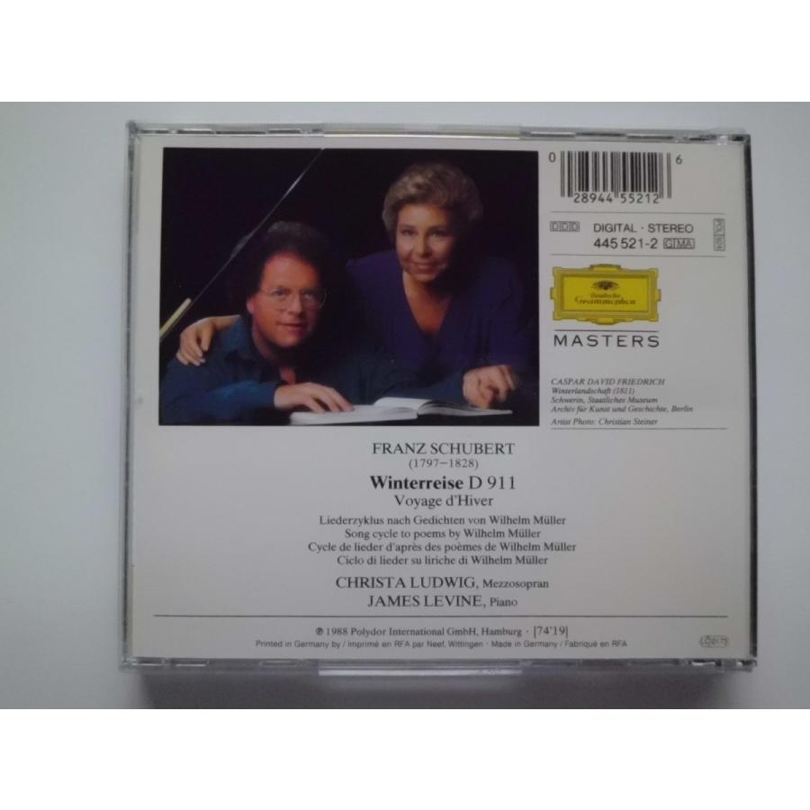 Schubert   Winterreise D911   Christa Ludwig, James Levine    CD