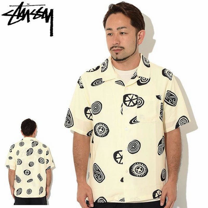 ステューシー シャツ 半袖 STUSSY メンズ Icon Pattern ( stussy shirt