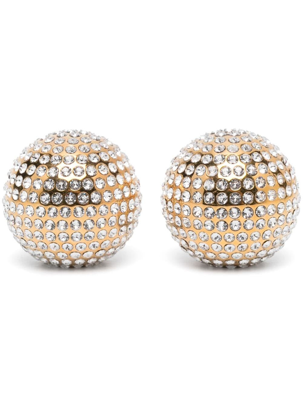 STEPHANE ROLLAND - crystal-embellished bag accessories - women - Crystal/Metal - One Size - Gold
