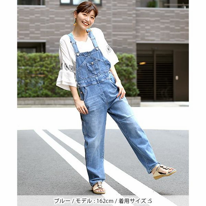 デニムオーバーオール サロペットパンツ ジーンズ222303 オールインワン オーバーオール デニム ジーンズ サロペット