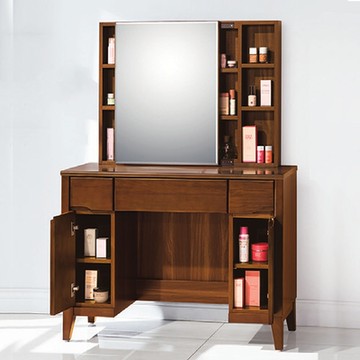 Boden-麥森3.3尺化妝桌/鏡台/梳妝台(附化妝椅)-100x41x143cm