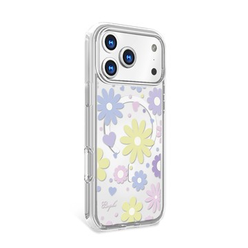 APBS iPhone 18/17/16/15/14/13/12/11系列 輕薄防摔磁吸手機殼-小雛菊