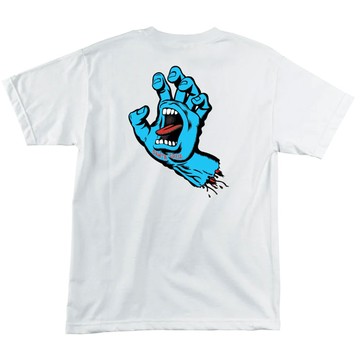SANTA CRUZ 4414698-WHT SCREAMING HAND TEE 短T (白色)