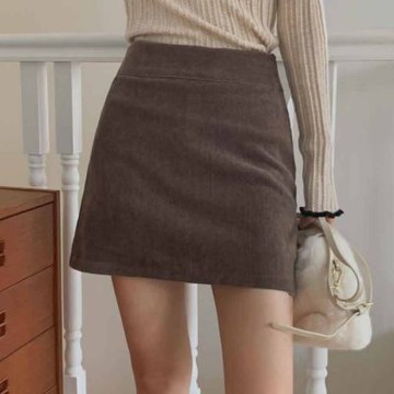 正韓短裙 絲絨迷你短裙BNG1008-創翊韓都