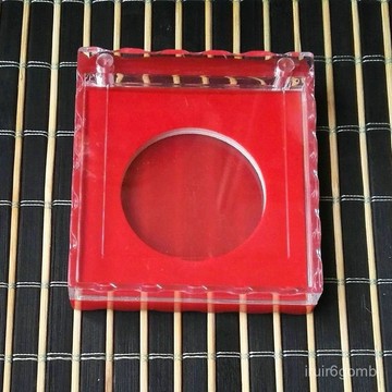 ✨桃園有貨✨紀念幣包裝盒高檔盒飾品包裝盒4CM紀念章盒子小目標紀念幣 ZQ0M