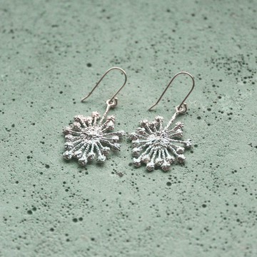 飛行絮語-純銀耳勾