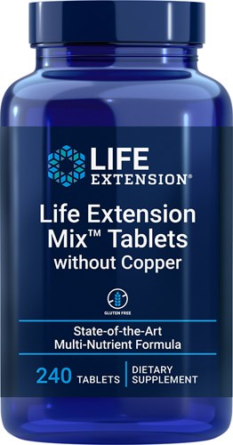 Life Extension Mix Tablets without Copper 240 Tablets
