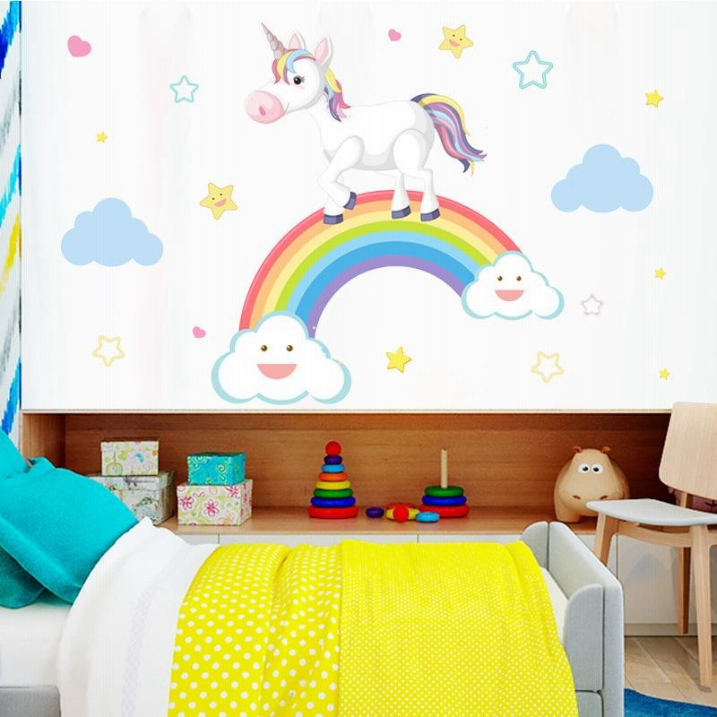 ユニコーン レインボー 壁面 飾り 壁面飾り〔専用・ユニコーン