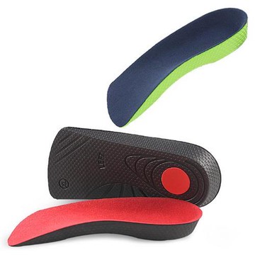 (JHS杰恆社)預購los0669柔軟半截七分墊半墊減震足弓支撐鞋墊天鵝絨面防滑鞋墊