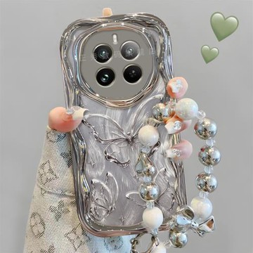 適用真我12pro至尊版手機殼realme12pro至尊版新款RMX3843全包12pro至尊板防摔硅膠軟殼保護套電鍍高級帶掛繩