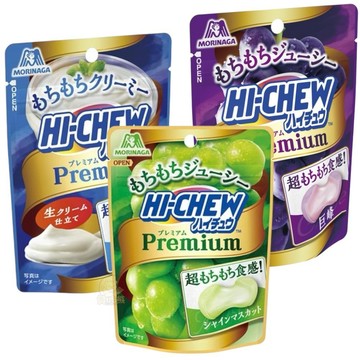 *貪吃熊*日本 森永 MORINAGA HI-CHEW 嗨啾軟糖 軟糖 優格風味軟糖 #巨峰葡萄味 葡萄味