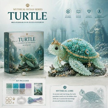 跨境創意熱銷Mythical Ocean DIY Bead Kit海洋DIY串珠套裝生日禮物 禮物