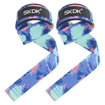 SKDK 健身防滑助力帶  花藍色  1套  55cm