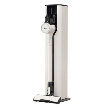 LG 樂金 CordZero A9 TS 蒸氣系列 All-in-One濕拖無線吸塵器 A9T-STEAMW 雪霧白