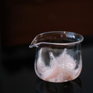 琉璃公杯 手工吹制琉璃公道杯 茶海 大容量 芙蕖公道杯 200ml