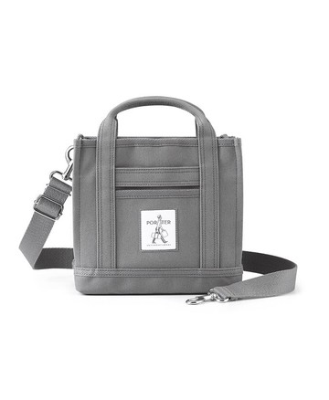 【PORTER INTERNATIONAL】VAN 手提包(S) 11888-001(灰色/深藍色/黑色/灰褐色)