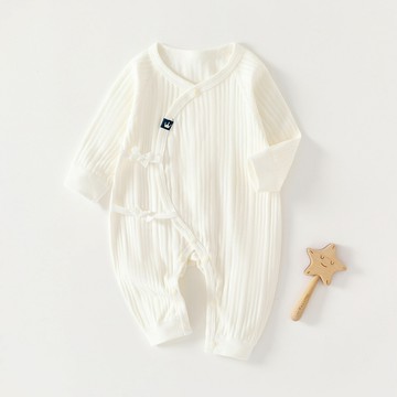 新生兒嬰兒衣服春夏款純棉蝴蝶衣和尚服春秋四季初生兒寶寶連體衣鑫弘-萌寶童裝可開發票