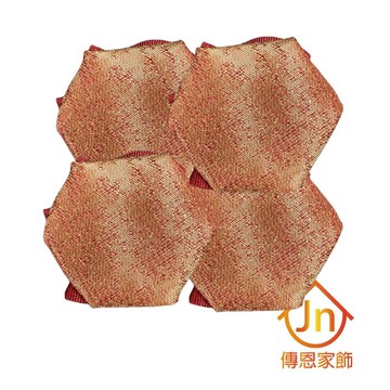 【J&N】優雅亮麗大椅腳套/桌腳套-橘紅(8入/1組)